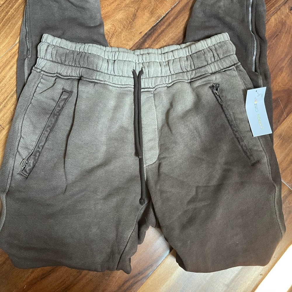 Cotton Citizen Dark Brown Joggers